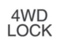 נורית חיווי 4WD Lock (תחום הנעה נעול)
