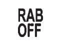 נורית חיווי לניתוק מערכת RAB (אם קיימת)