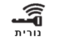 נורית אזהרה של המערכת להפעלה ללא מפתח עם לחצן התנעה (אם קיימת)